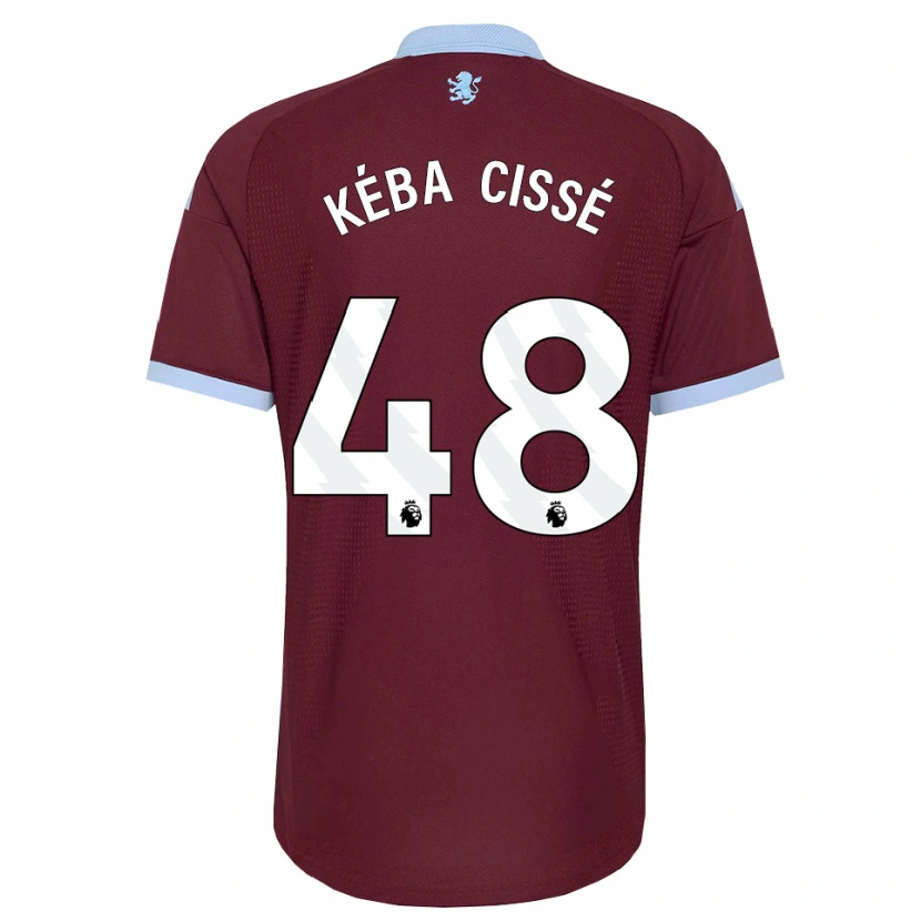 Danxen Donna Maglia Modou Kéba Cissé #48 Blu Fiordaliso Borgogna Kit Gara Home 2026/27 Maglietta