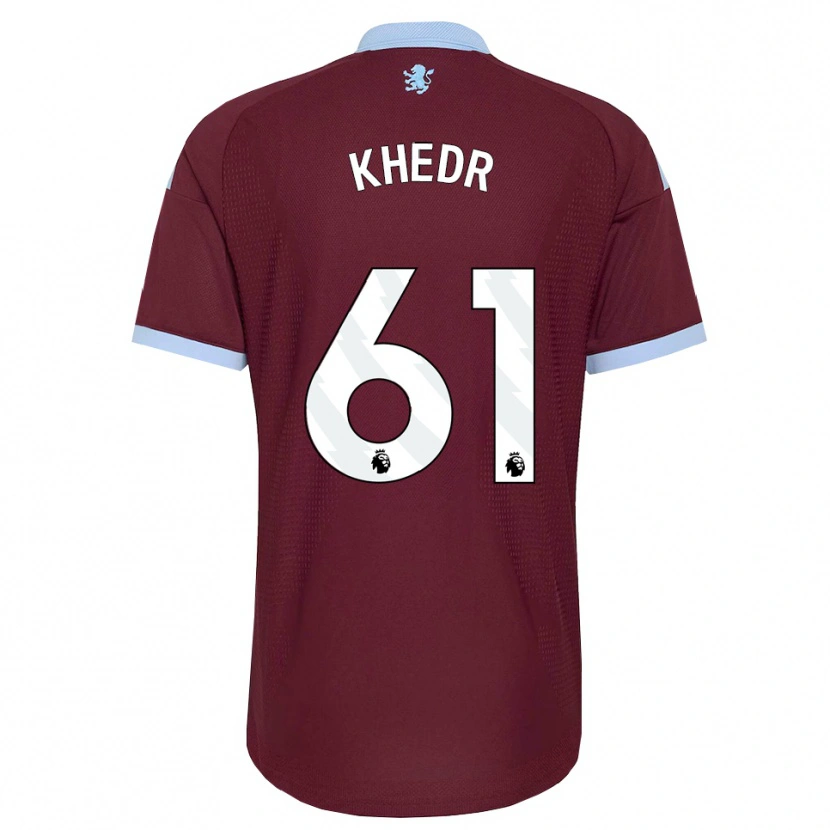 Danxen Donna Maglia Omar Khedr #61 Blu Fiordaliso Borgogna Kit Gara Home 2026/27 Maglietta