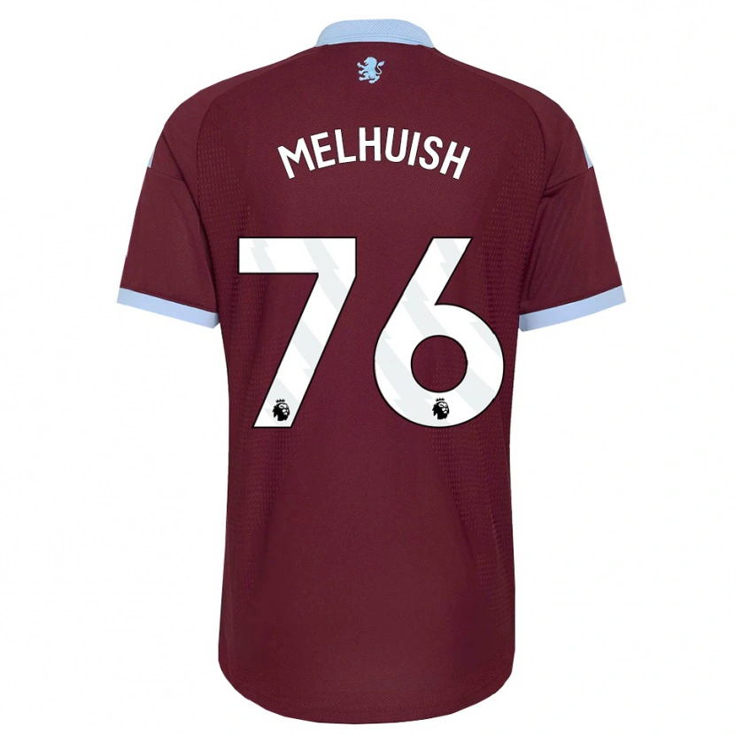 Danxen Donna Maglia Lennon Melhuish #76 Blu Fiordaliso Borgogna Kit Gara Home 2026/27 Maglietta