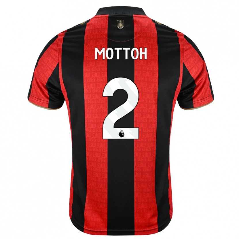 Danxen Donna Maglia Koby Mottoh #2 Oroscuro Rosso Nero Kit Gara Home 2026/27 Maglietta