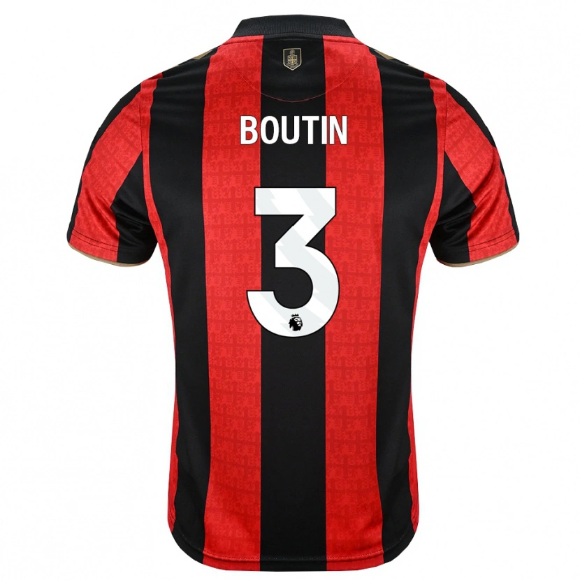 Danxen Donna Maglia Noa Boutin #3 Oroscuro Rosso Nero Kit Gara Home 2026/27 Maglietta