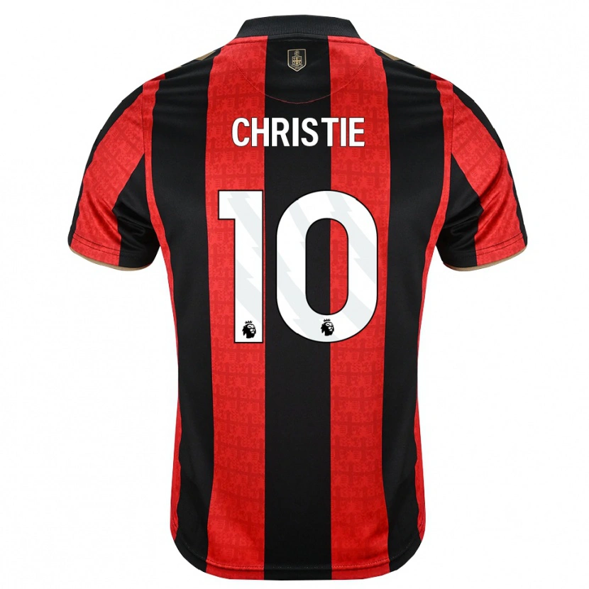 Danxen Donna Maglia Ryan Christie #10 Oroscuro Rosso Nero Kit Gara Home 2026/27 Maglietta