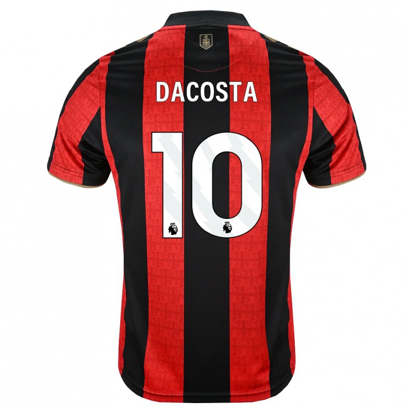 Danxen Donna Maglia Michael Dacosta #10 Oroscuro Rosso Nero Kit Gara Home 2026/27 Maglietta