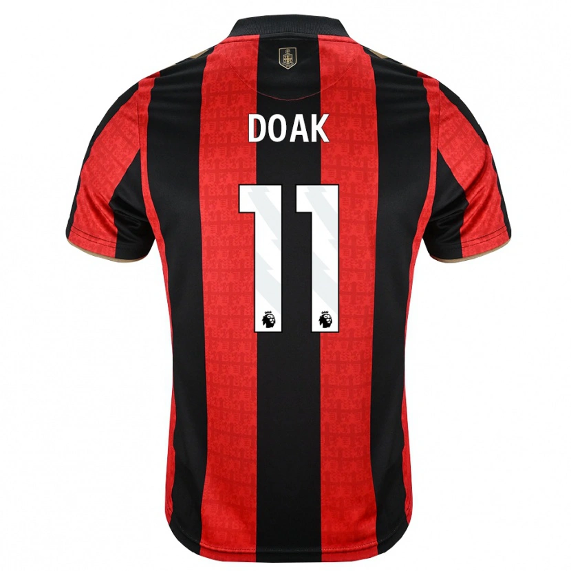 Danxen Donna Maglia Ben Gannon-Doak #11 Oroscuro Rosso Nero Kit Gara Home 2026/27 Maglietta