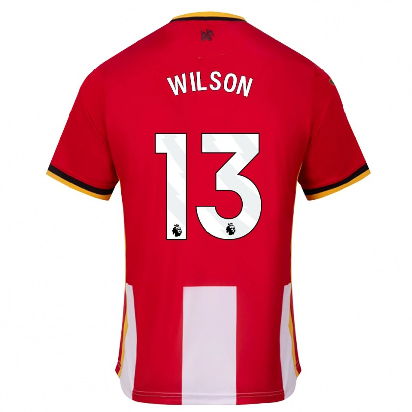 Danxen Donna Maglia Callum Wilson #13 Giallo Nero Rosso Kit Gara Home 2026/27 Maglietta