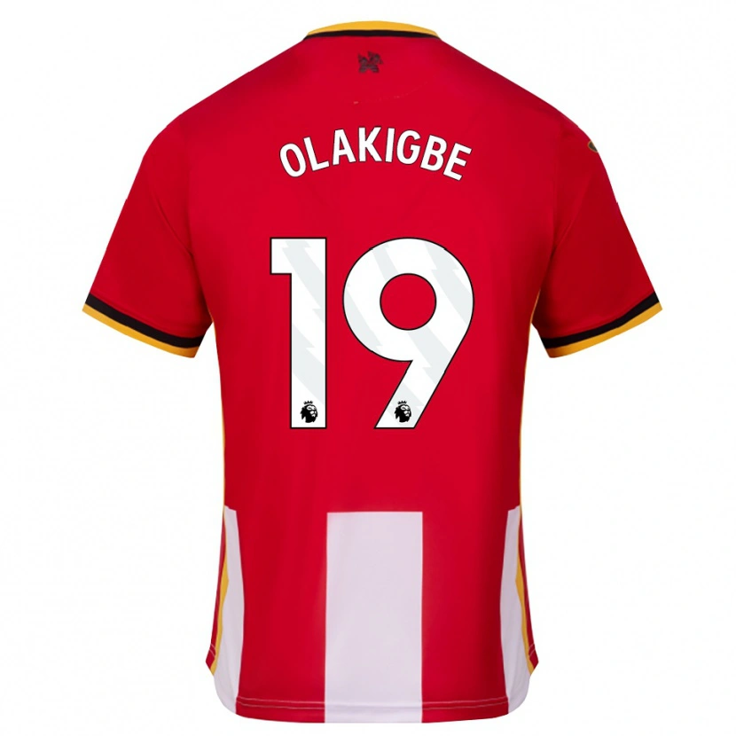 Danxen Donna Maglia Michael Olakigbe #19 Giallo Nero Rosso Kit Gara Home 2026/27 Maglietta