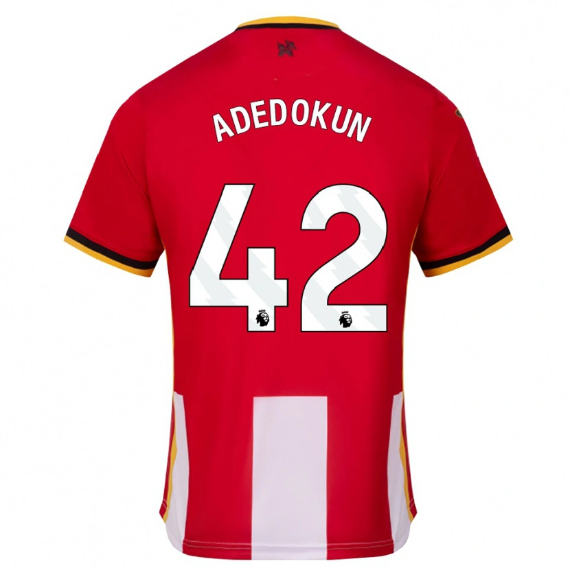 Danxen Donna Maglia Val Adedokun #42 Giallo Nero Rosso Kit Gara Home 2026/27 Maglietta