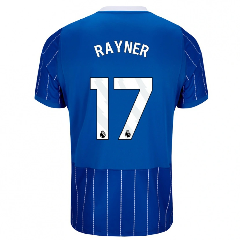 Danxen Donna Maglia Bex Rayner #17 Blu Medio Bianco Kit Gara Home 2026/27 Maglietta