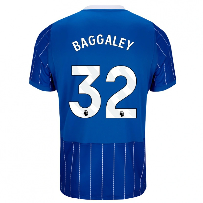 Danxen Donna Maglia Sophie Baggaley #32 Blu Medio Bianco Kit Gara Home 2026/27 Maglietta