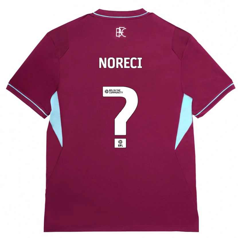 Danxen Donna Maglia Jamie Noreci #0 Borgogna Verde Kit Gara Home 2026/27 Maglietta