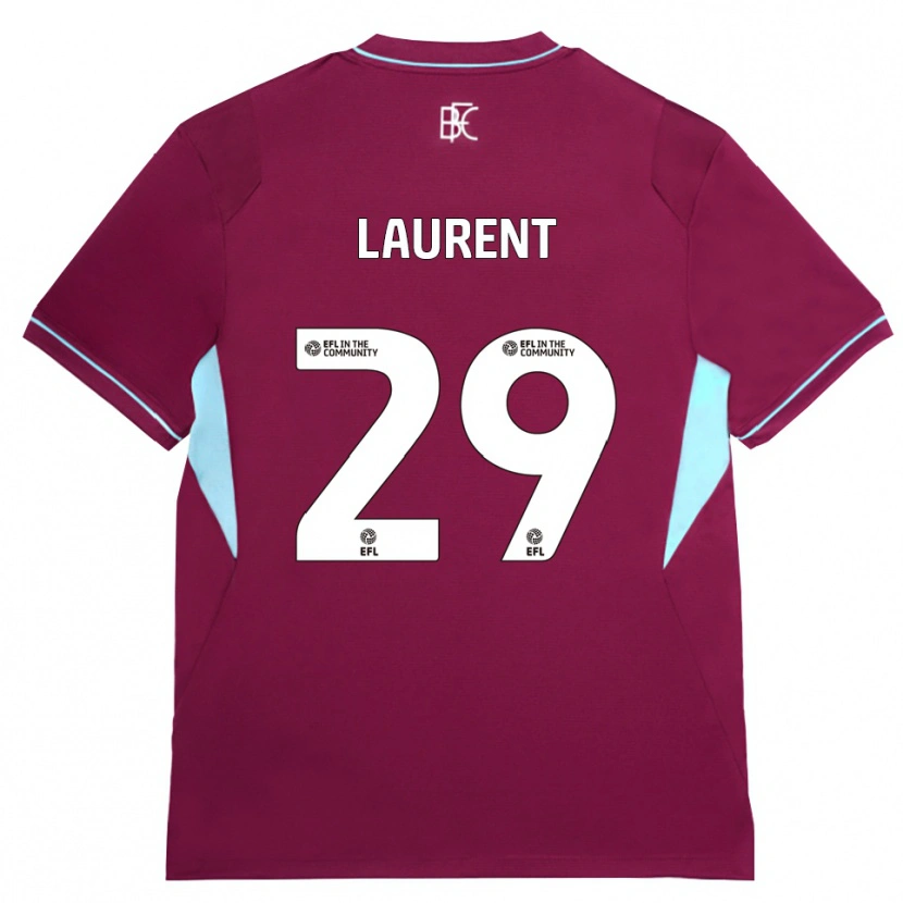 Danxen Donna Maglia Josh Laurent #29 Borgogna Verde Kit Gara Home 2026/27 Maglietta