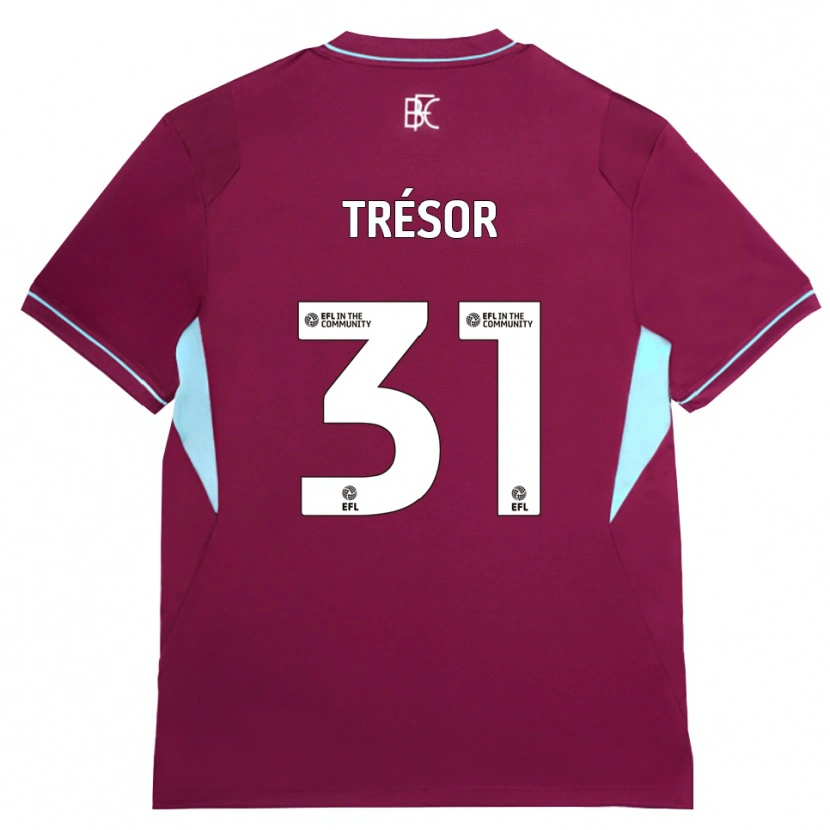 Danxen Donna Maglia Mike Tresor #31 Borgogna Verde Kit Gara Home 2026/27 Maglietta