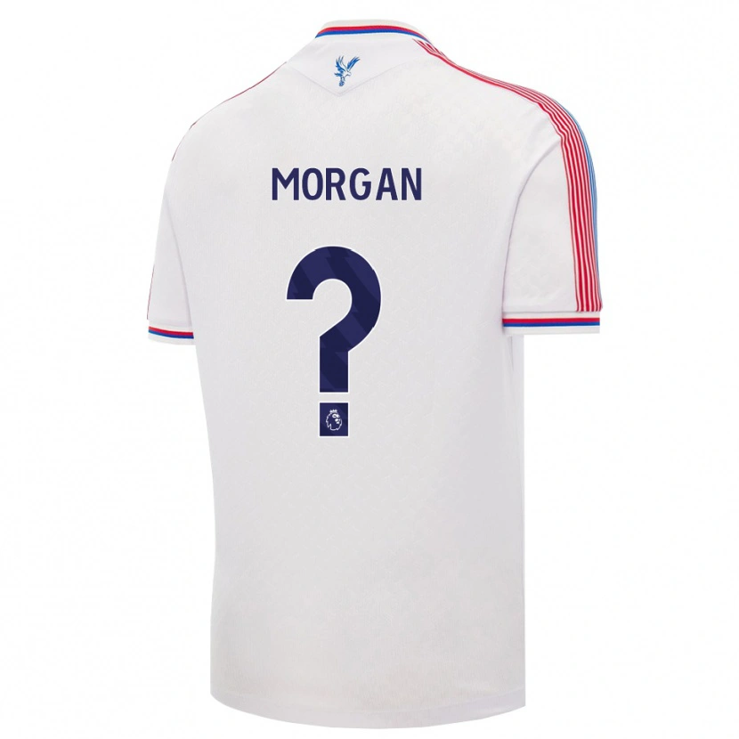 Danxen Donna Maglia Aiden Morgan #0 Bianco Rosso Blu Kit Gara Home 2026/27 Maglietta