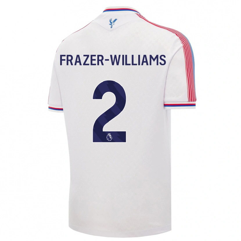 Danxen Donna Maglia Khyan Frazer-Williams #2 Bianco Rosso Blu Kit Gara Home 2026/27 Maglietta