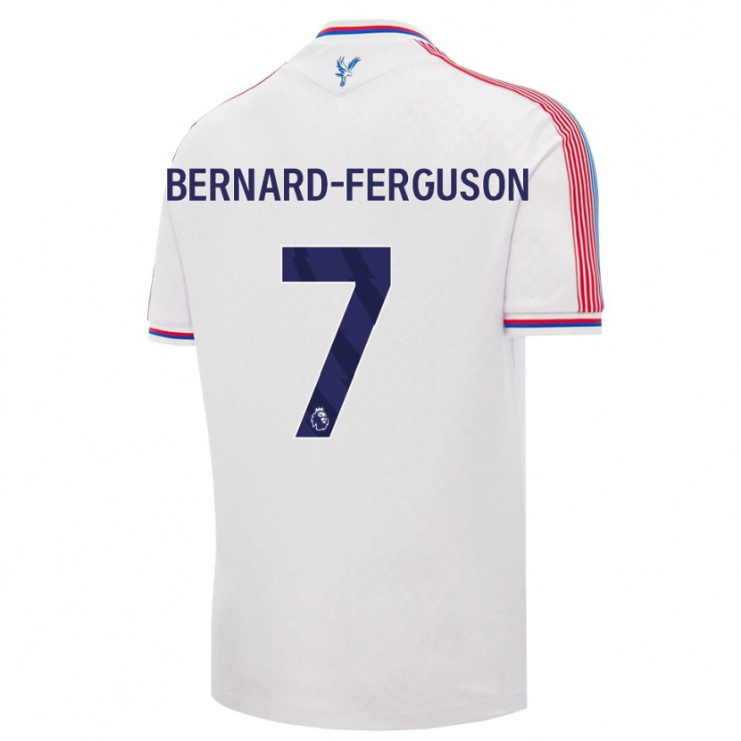 Danxen Donna Maglia Makai Bernard-Ferguson #7 Bianco Rosso Blu Kit Gara Home 2026/27 Maglietta