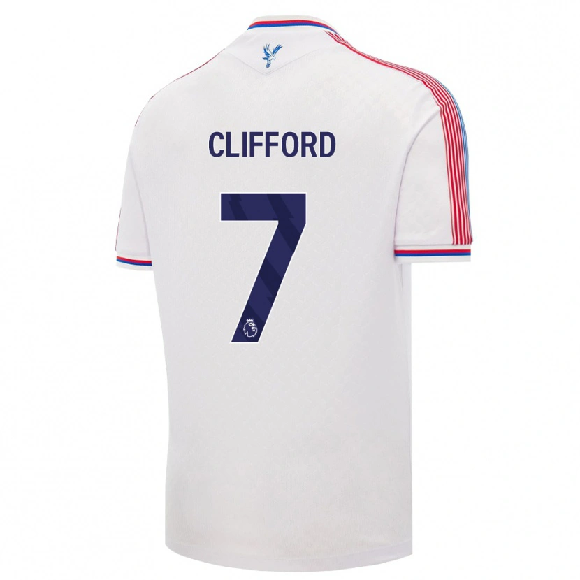 Danxen Donna Maglia Charley Clifford #7 Bianco Rosso Blu Kit Gara Home 2026/27 Maglietta