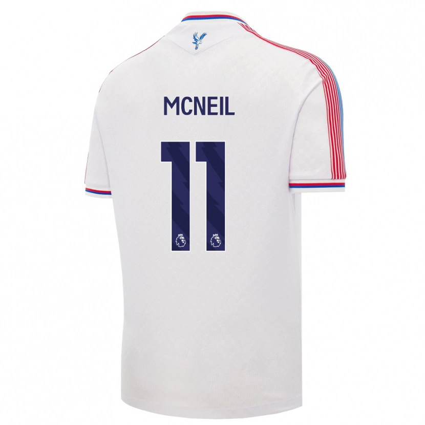 Danxen Donna Maglia Dwight Mcneil #11 Bianco Rosso Blu Kit Gara Home 2026/27 Maglietta