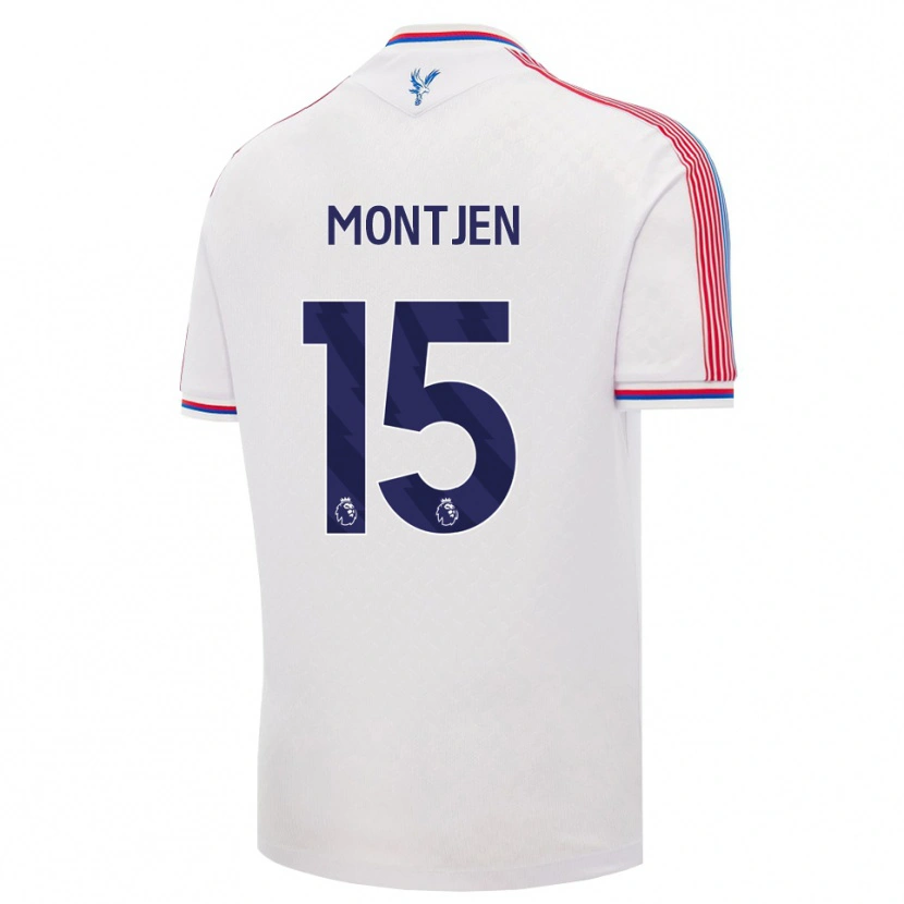 Danxen Donna Maglia David Angibeaud #15 Bianco Rosso Blu Kit Gara Home 2026/27 Maglietta