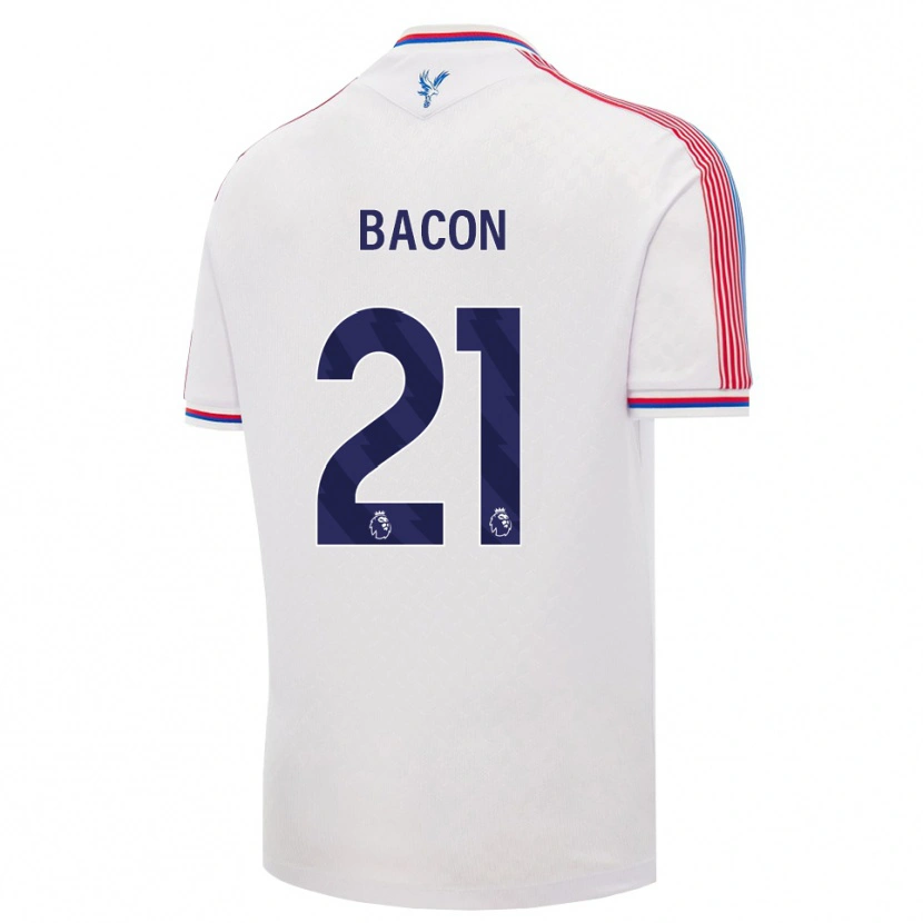 Danxen Donna Maglia Skye Bacon #21 Bianco Rosso Blu Kit Gara Home 2026/27 Maglietta