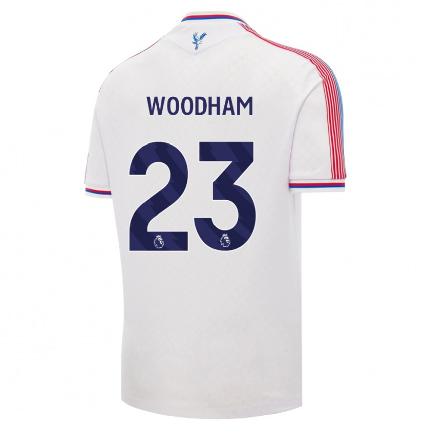 Danxen Donna Maglia Lily Woodham #23 Bianco Rosso Blu Kit Gara Home 2026/27 Maglietta