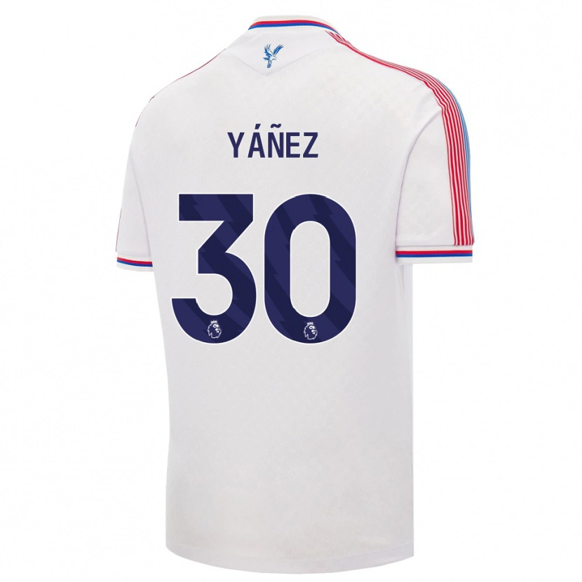 Danxen Donna Maglia Shae Yáñez #30 Bianco Rosso Blu Kit Gara Home 2026/27 Maglietta