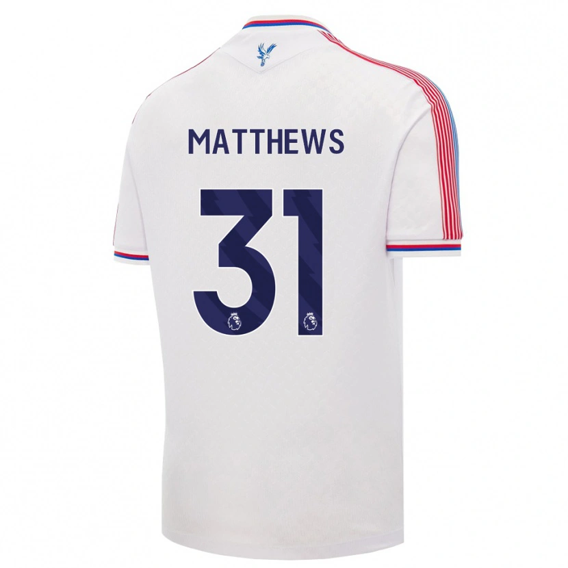 Danxen Donna Maglia Remi Matthews #31 Bianco Rosso Blu Kit Gara Home 2026/27 Maglietta