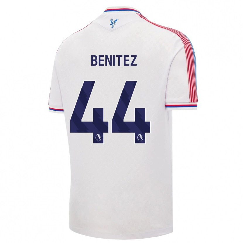 Danxen Donna Maglia Walter Benítez #44 Bianco Rosso Blu Kit Gara Home 2026/27 Maglietta