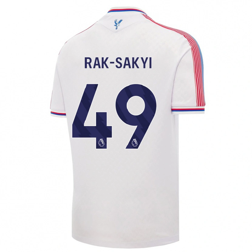 Danxen Donna Maglia Jesurun Rak-Sakyi #49 Bianco Rosso Blu Kit Gara Home 2026/27 Maglietta