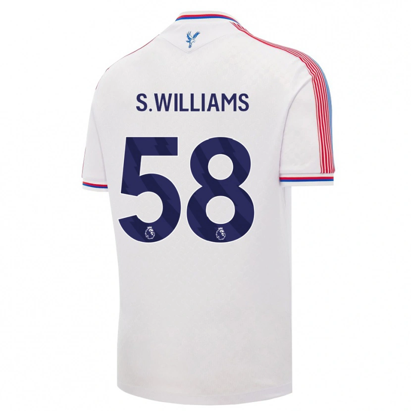 Danxen Donna Maglia Seb Williams #58 Bianco Rosso Blu Kit Gara Home 2026/27 Maglietta