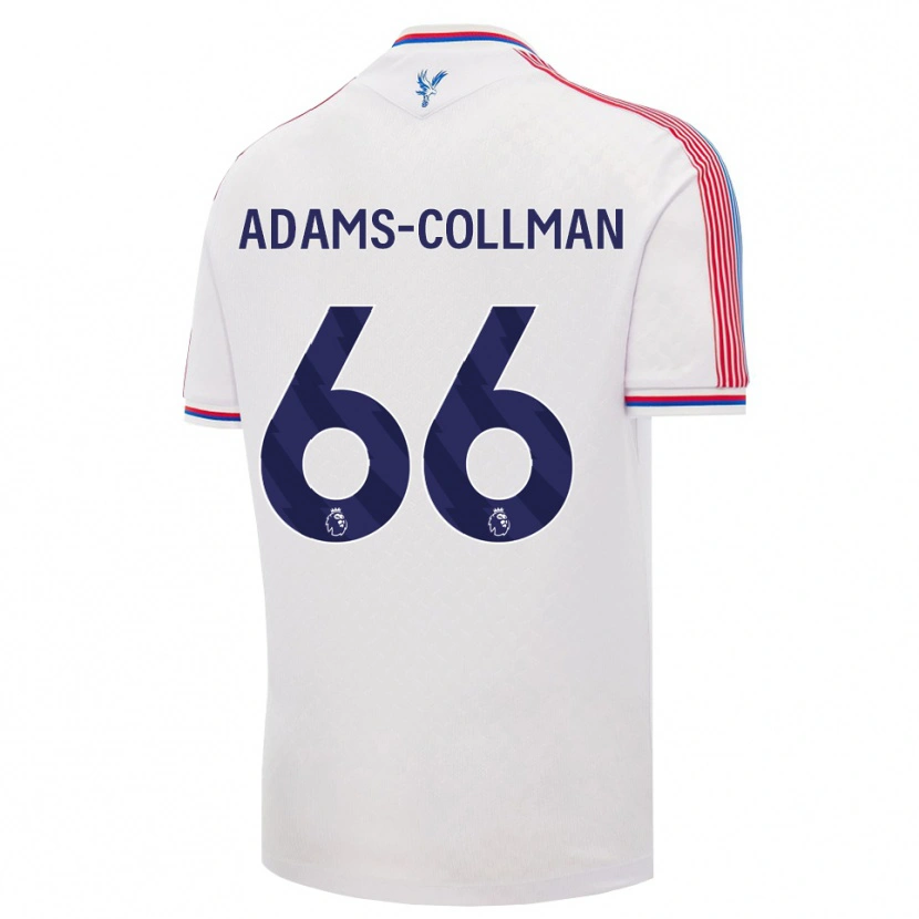 Danxen Donna Maglia Kai-Reece Adams-Collman #66 Bianco Rosso Blu Kit Gara Home 2026/27 Maglietta