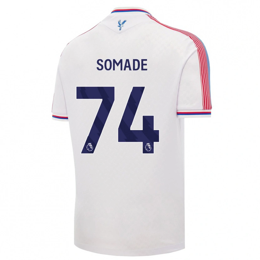 Danxen Donna Maglia Sean Somade #74 Bianco Rosso Blu Kit Gara Home 2026/27 Maglietta
