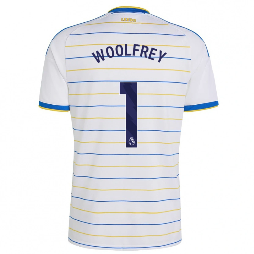 Danxen Donna Maglia Joshua Woolfrey #1 Rosso Giallo Blu Kit Gara Home 2026/27 Maglietta