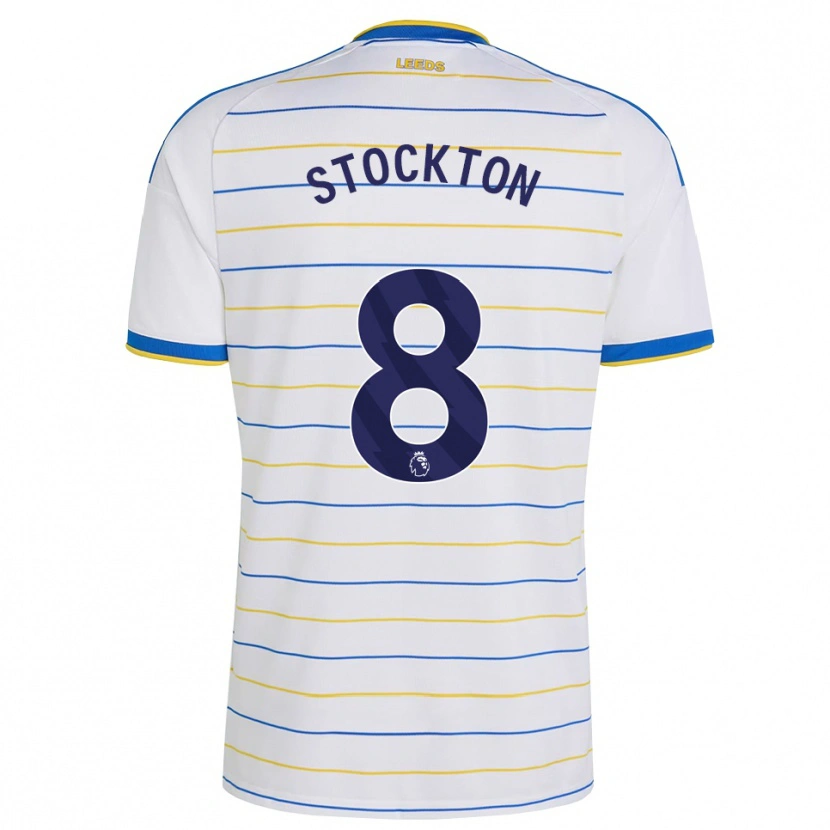 Danxen Donna Maglia Tom Stockton #8 Rosso Giallo Blu Kit Gara Home 2026/27 Maglietta