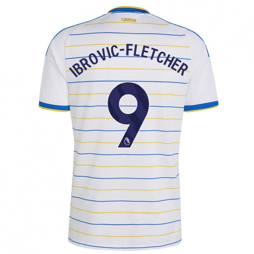 Danxen Donna Maglia Edward Ibrovic-Fletcher #9 Rosso Giallo Blu Kit Gara Home 2026/27 Maglietta