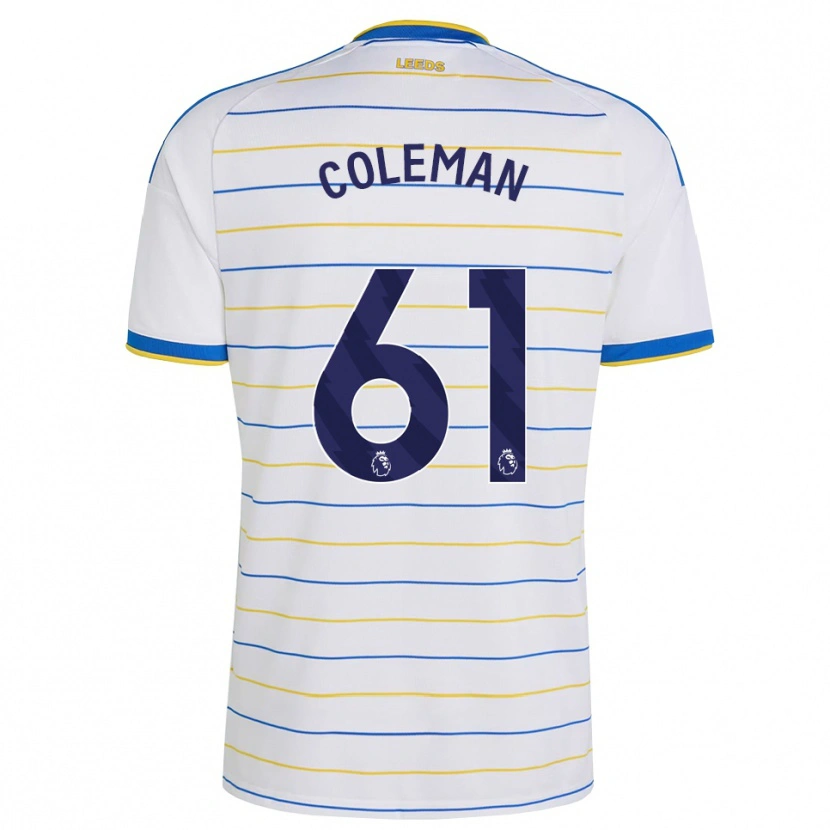 Danxen Donna Maglia Cian Coleman #61 Rosso Giallo Blu Kit Gara Home 2026/27 Maglietta