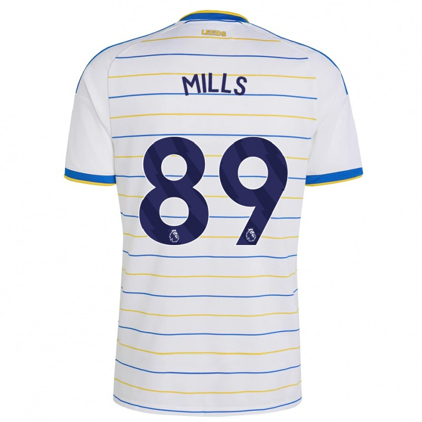 Danxen Donna Maglia Callum Mills #89 Rosso Giallo Blu Kit Gara Home 2026/27 Maglietta