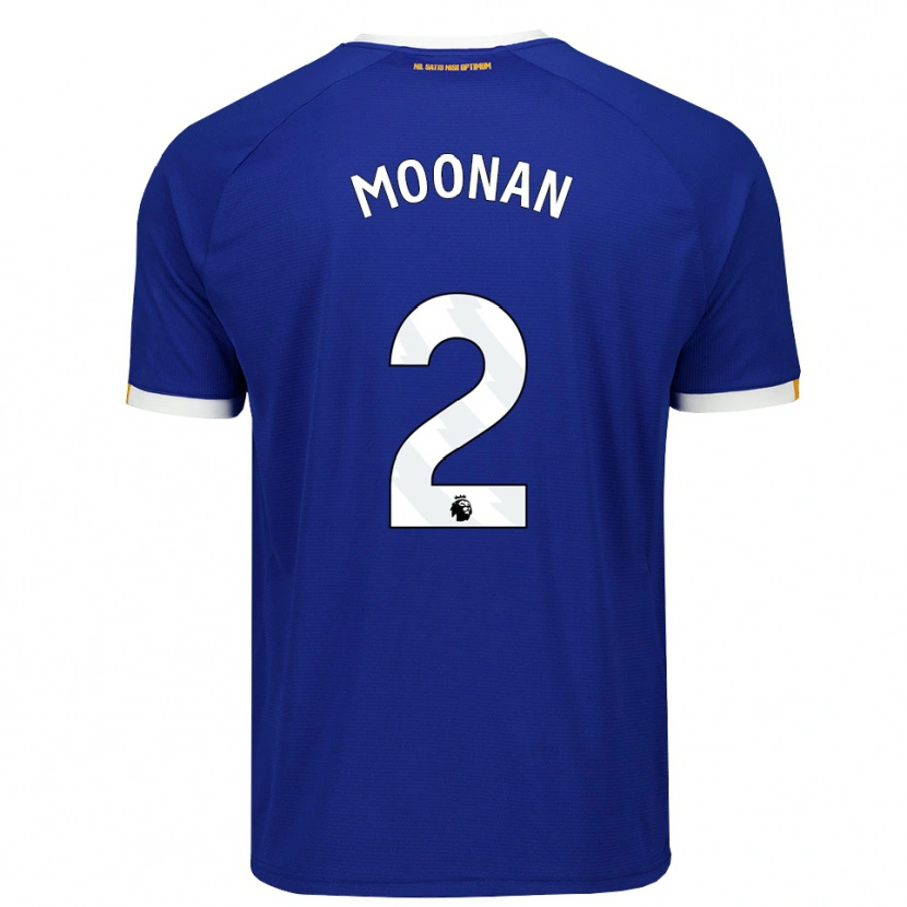 Danxen Donna Maglia Bradley Moonan #2 Blu Bianco Giallo Kit Gara Home 2026/27 Maglietta