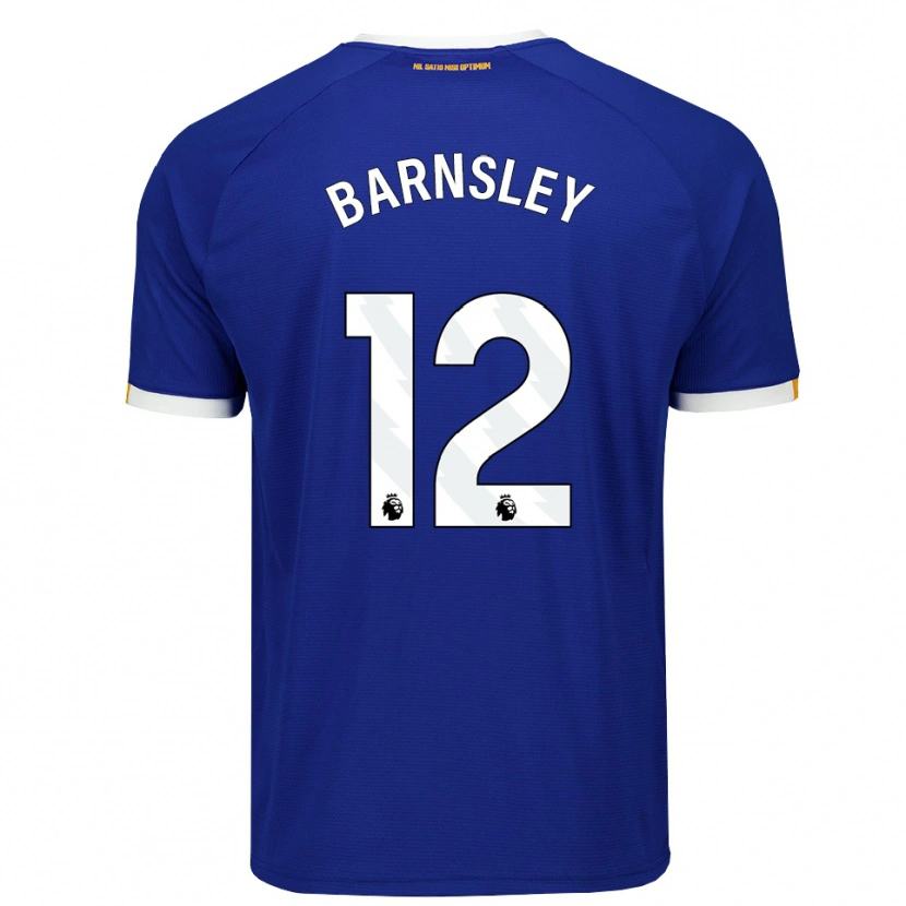 Danxen Donna Maglia Fraser Barnsley #12 Blu Bianco Giallo Kit Gara Home 2026/27 Maglietta