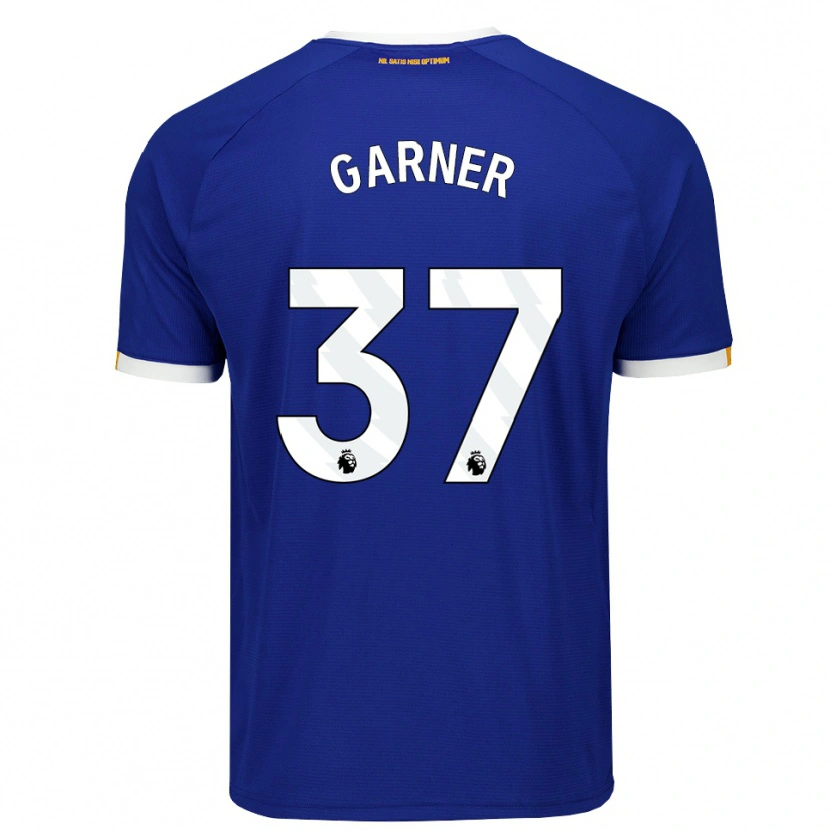 Danxen Donna Maglia James Garner #37 Blu Bianco Giallo Kit Gara Home 2026/27 Maglietta