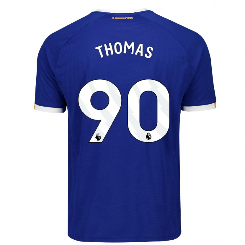 Danxen Donna Maglia Aled Thomas #90 Blu Bianco Giallo Kit Gara Home 2026/27 Maglietta