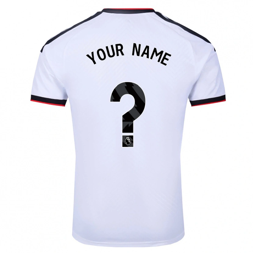 Danxen Donna Maglia Il Tuo Nome #0 Bianco Nero Rosso Kit Gara Home 2026/27 Maglietta
