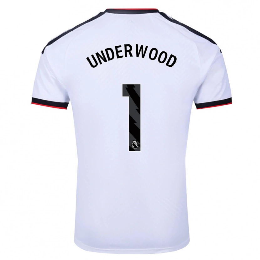 Danxen Donna Maglia Marco Underwood #1 Bianco Nero Rosso Kit Gara Home 2026/27 Maglietta