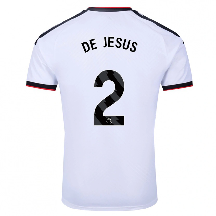 Danxen Donna Maglia Brad De Jesus #2 Bianco Nero Rosso Kit Gara Home 2026/27 Maglietta