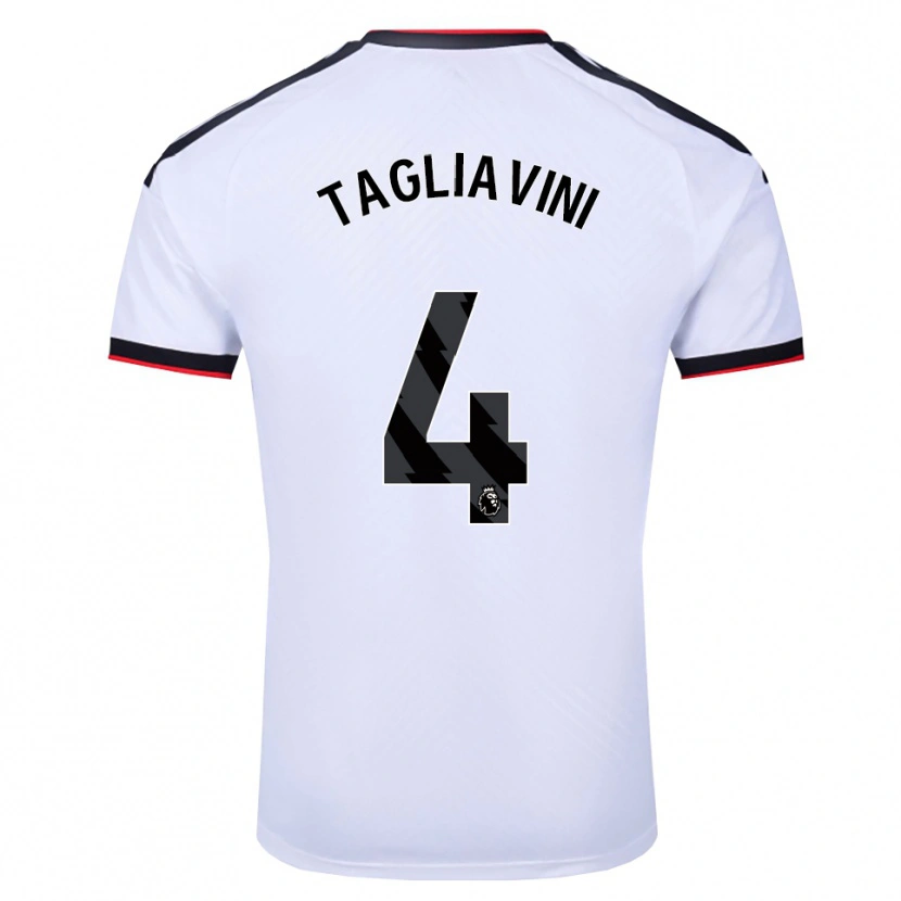 Danxen Donna Maglia Ella Tagliavini #4 Bianco Nero Rosso Kit Gara Home 2026/27 Maglietta