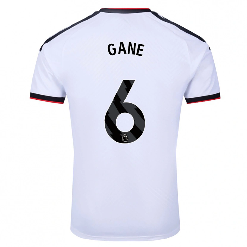 Danxen Donna Maglia Evie Gane #6 Bianco Nero Rosso Kit Gara Home 2026/27 Maglietta