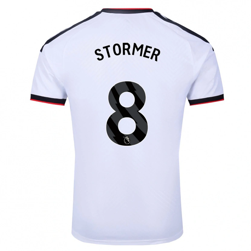 Danxen Donna Maglia Becky Stormer #8 Bianco Nero Rosso Kit Gara Home 2026/27 Maglietta