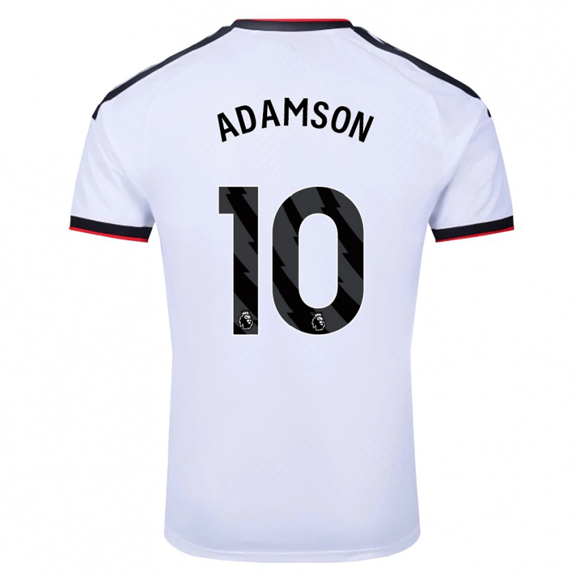 Danxen Donna Maglia Sasha Adamson #10 Bianco Nero Rosso Kit Gara Home 2026/27 Maglietta