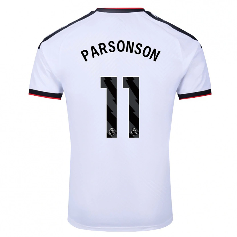 Danxen Donna Maglia Madi Parsonson #11 Bianco Nero Rosso Kit Gara Home 2026/27 Maglietta