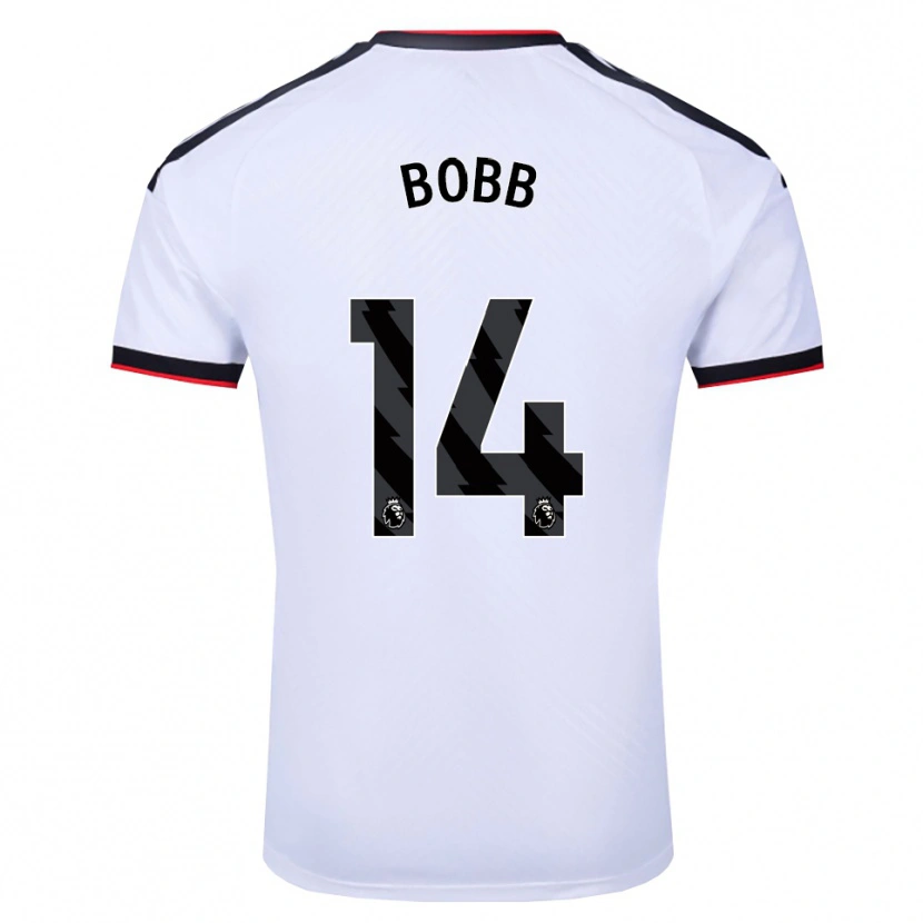 Danxen Donna Maglia Oscar Bobb #14 Bianco Nero Rosso Kit Gara Home 2026/27 Maglietta