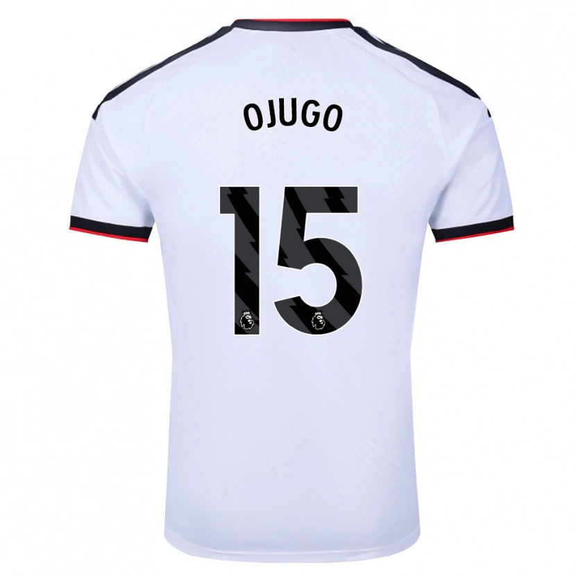 Danxen Donna Maglia Tyrell Ojugo #15 Bianco Nero Rosso Kit Gara Home 2026/27 Maglietta